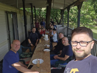 Ministrancki rajd rowerowy i biwak w Katarzynkach