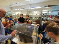 Ministranci w Muzeum Ziemi