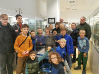 Ministranci w Muzeum Ziemi