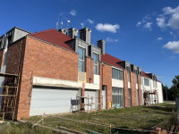 Postępy prac przy domu parafialnym