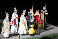 Parafianie na spektaklu plenerowym Orzeł i Krzyż. 05.07.2025