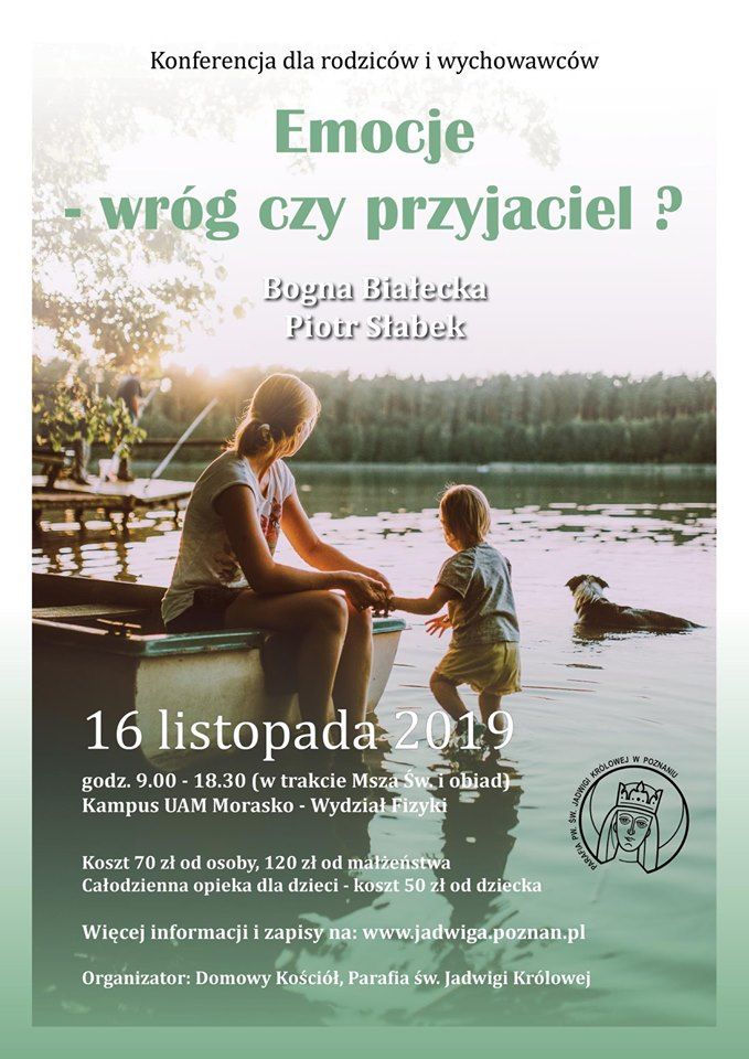 Konferencja dla rodziców: Emocje – wróg czy przyjaciel?