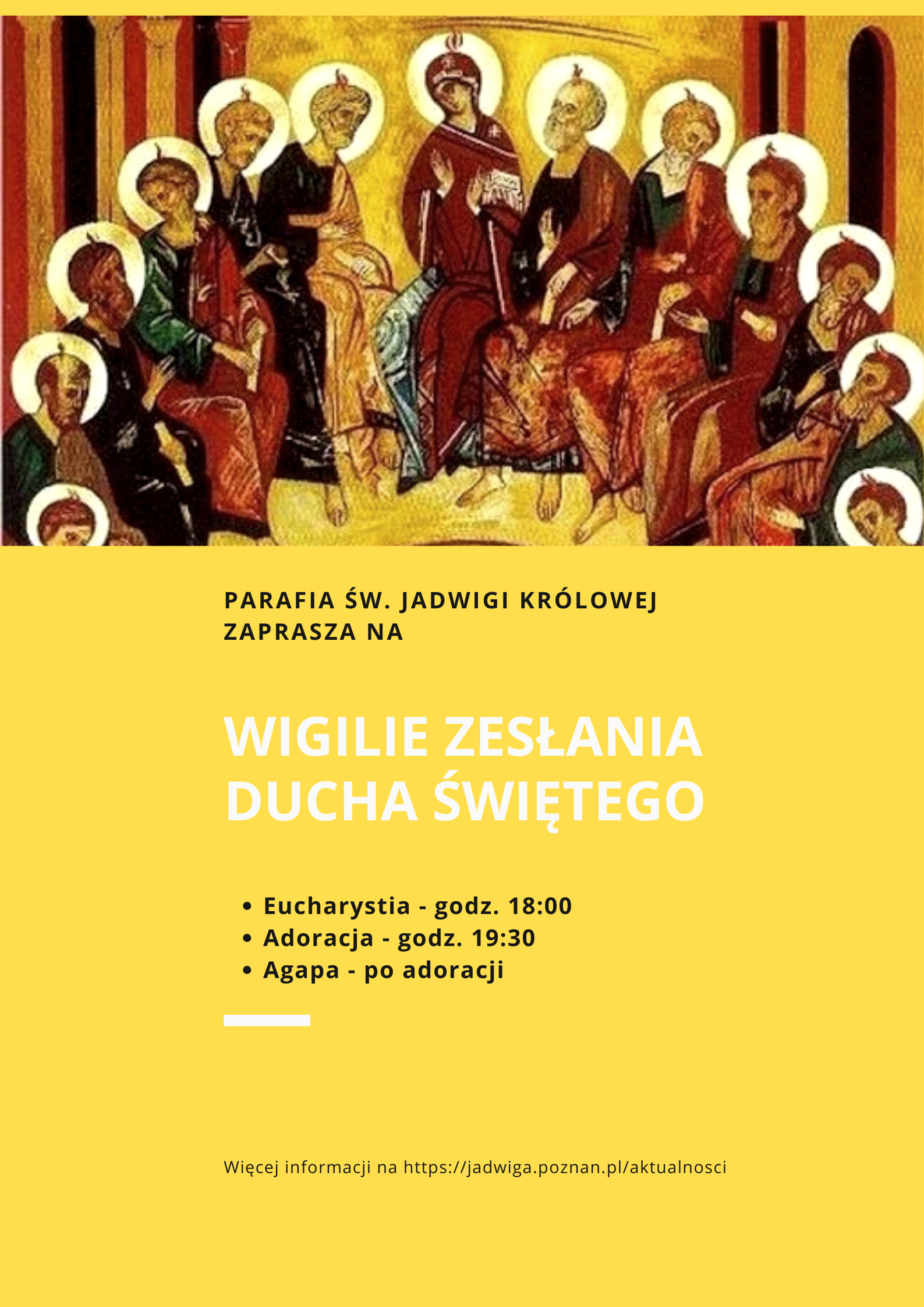 Wigilia Zesłania Ducha Świętego